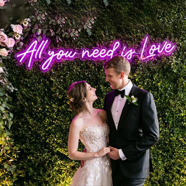 All You Need Is Love Neon LED