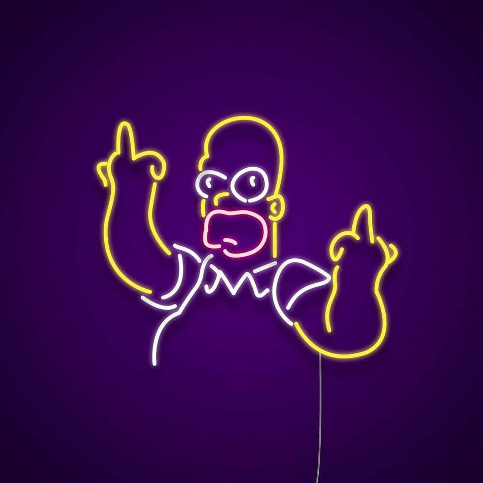 Homer Simpson Neon LED