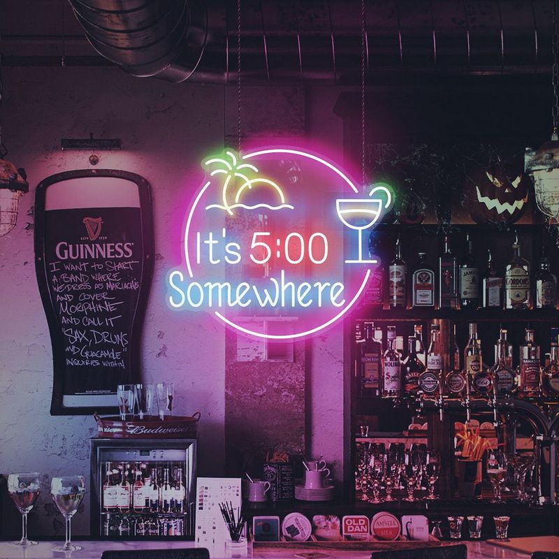 It's 5:00 Somewhere Neon LED