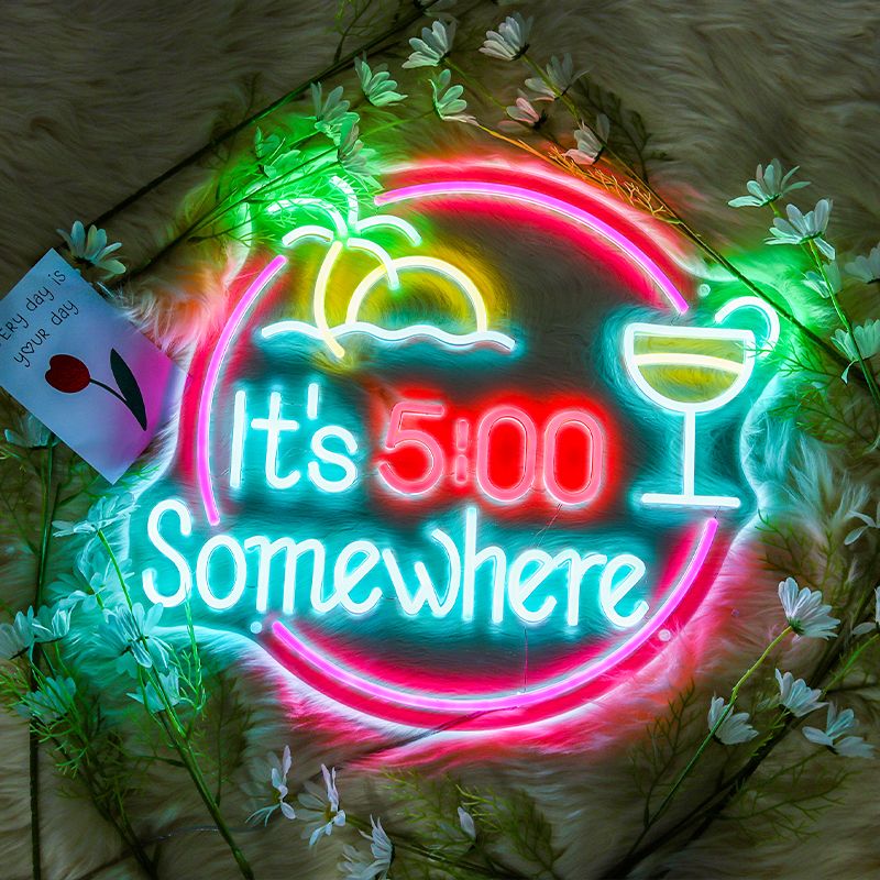 It's 5:00 Somewhere Neon LED