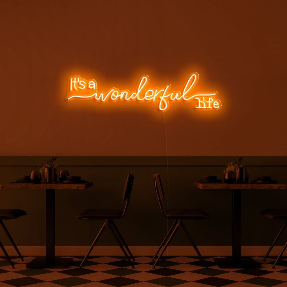 It's A Wonderful Life Neon LED