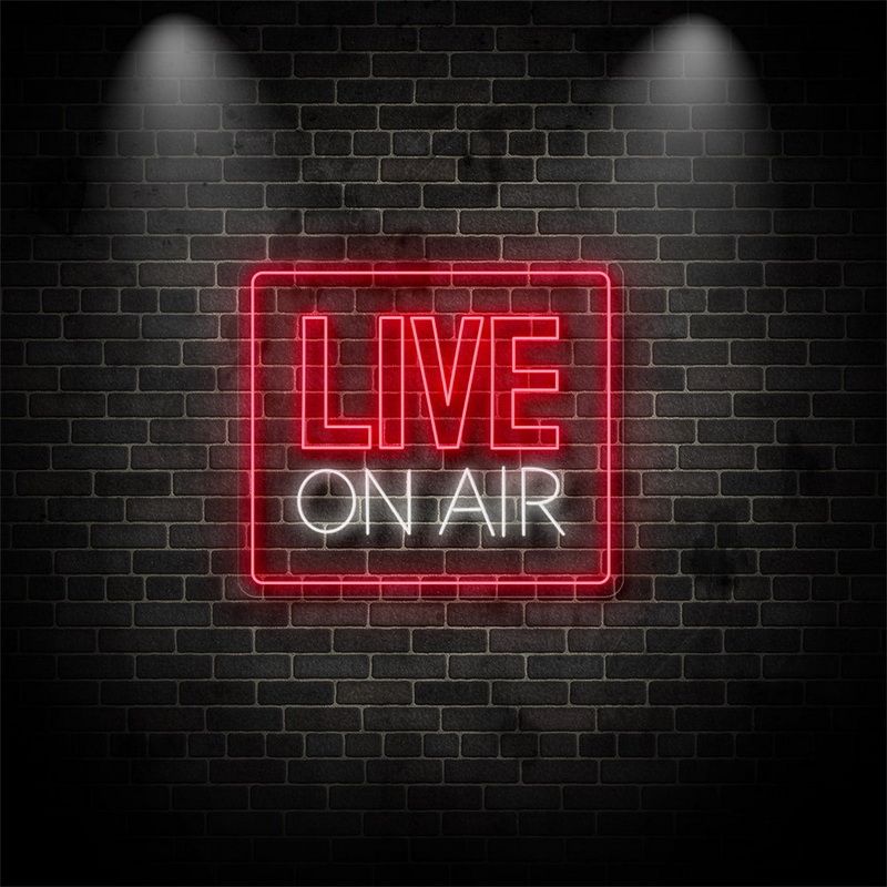 Live On Air Neon LED