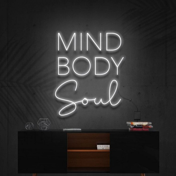 Mind Body Soul Neon LED