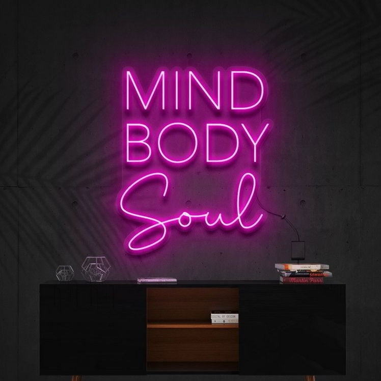 Mind Body Soul Neon LED