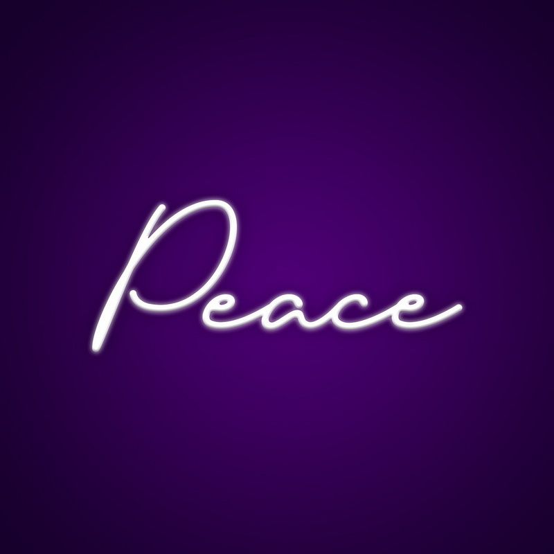 Peace Neon LED