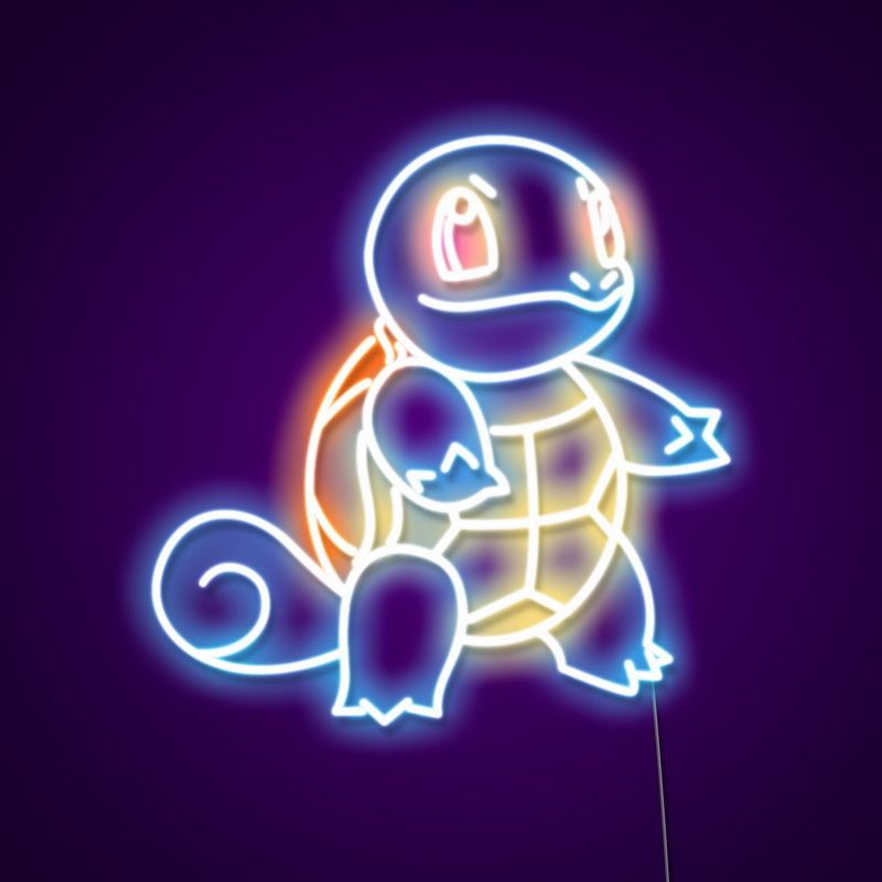 Squirtle Neon LED