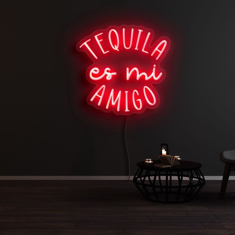 Tequila Es Mi Amigo Neon LED