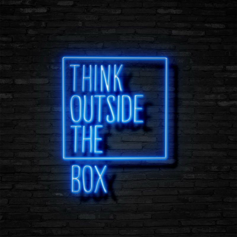 Think Outside The Box Neon LED