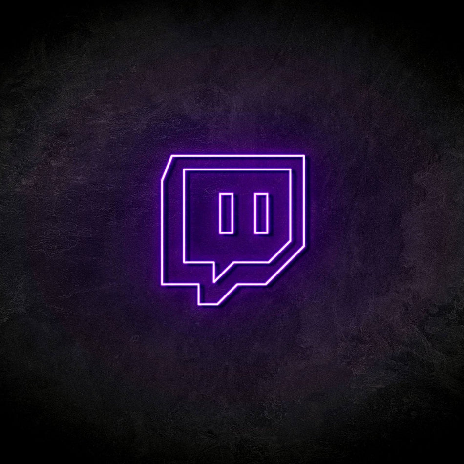 Twitch Logo Neon LED